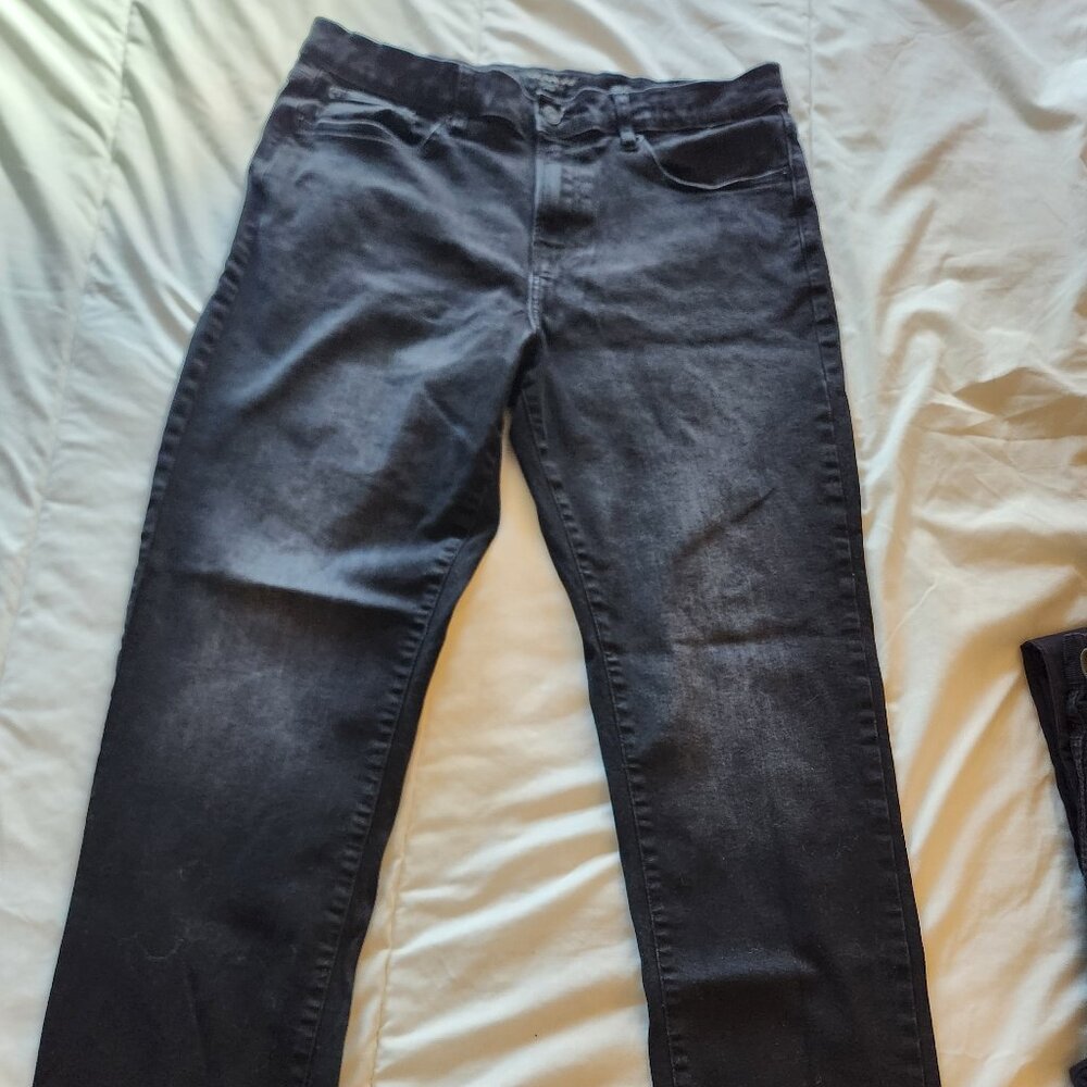 Mens Lucky Brand Style 221 Straight Leg Black Jeans